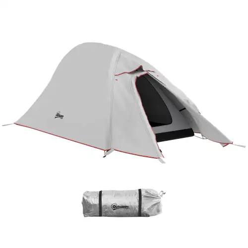 Cort Outsunny pentru 1-2 persoane, cort de camping cu dublu strat | Aosom Romania