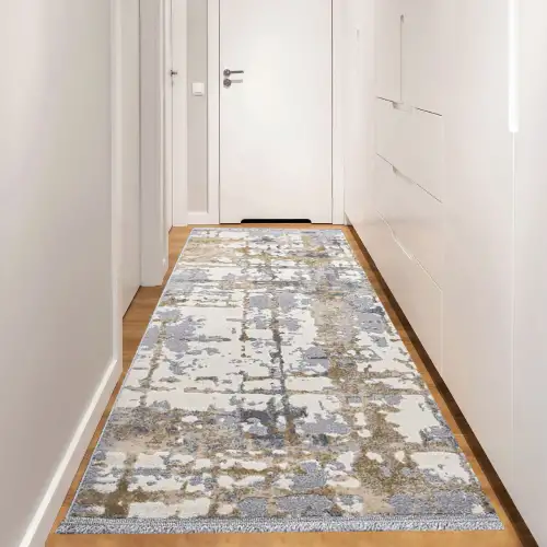 Covor, Notta 1100, 80x150 cm, 60% polipropilena/40% poliester, Gri / Bej / Crem