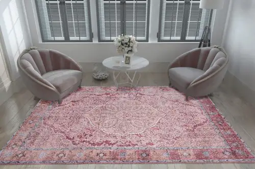 Covor, Rustic AL 167 , 75x150 cm, Poliester , Multicolor