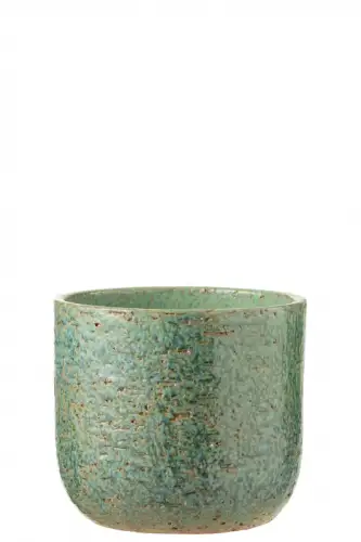 Ghiveci, Ceramica, Verde, 22x22x20