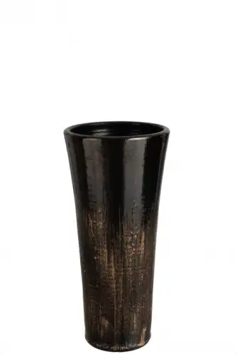 Vaza, Ceramica, Maro, 18x18x39